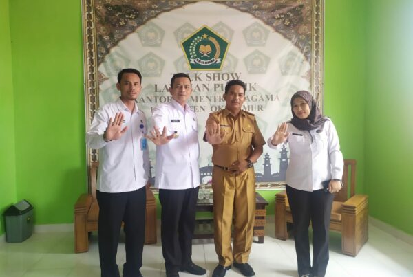 KOORDINASI DENGAN KEMENANG KAB OKU TIMUR DALAM RANGKA DETEKSI DINI CALON PENGANTIN