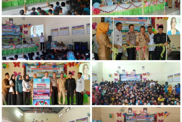 BNNK TIMUR SOSIALISASI P4GN BAHAYA NARKOBA PADA LOUNCING PEMBENTUKAN POSYANDU REMAJA GEMILANG DESA MARGOTANIKECAMATAN MADANG SUKU II KABUPATEN OKU TIMUR