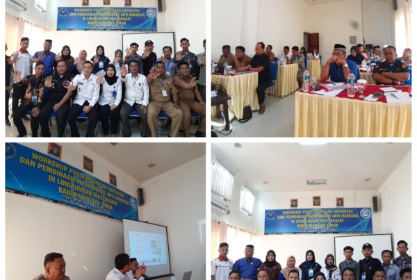 Workshop Pengembangan Kapasitas dan Pembinaan Masyarakat Anti Narkoba di Lingkungan Masyarakat Kabupaten OKU Timurr