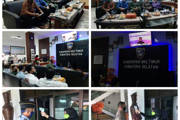 VIDEO CONFRENCE PUNCAK PERINGATAN HARI ANTI NARKOTIKA INTERNASIONAL TAHUN 2020 BNNK OKU TIMUR