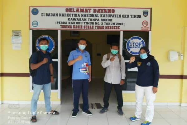 BNNK OKU TIMUR MENERIMA KUNJUNGAN KETUA BATIK (BARISAN ANAK MUDA ANTIK NARKOBA) OKU RAYA