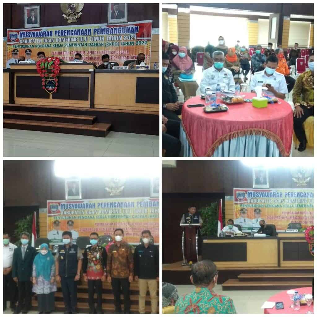 MUSRENBANG Kabupaten OKU Timur Tahun 2021 dan Penyusunan Rencana Kerja Pemerintah Daerah (RPKD) Tahun 2022 MUS