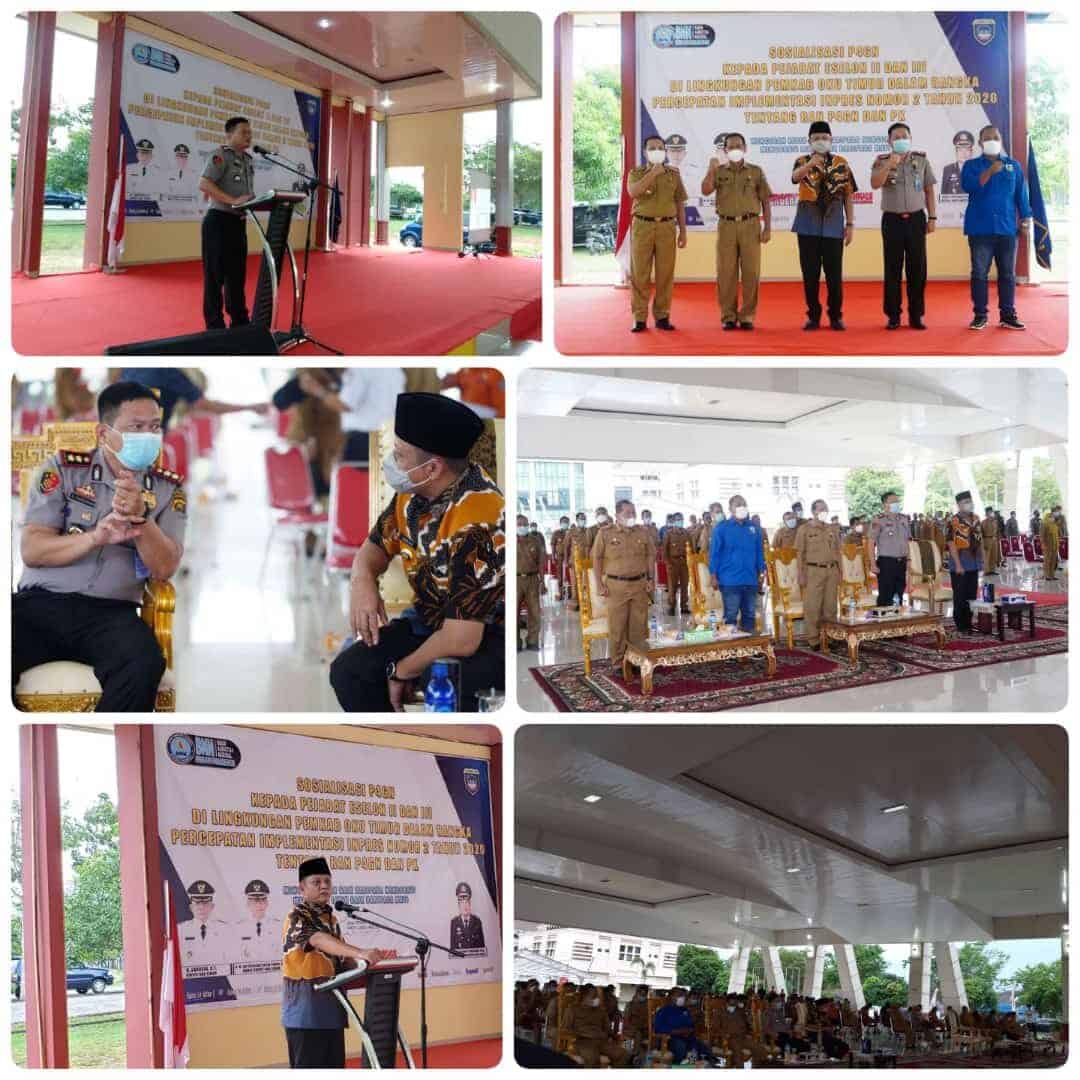 Sosialisasi P4GN Kepada Pejabat Eselon II dan III dilingkungan Pemkab OKU Timur dalam Rangka Percepatan Implementasi Inpres No 2 Tahun 2020 Tentang Rencana Aksi P4GN dan PN Sosialisasi P4GN Kepada Pejabat Eselon II dan III dilingkungan Pemkab OKU Timur dalam Rangka Percepatan Implementasi Inpres No 2 Tahun 2020 Tentang Rencana Aksi P4GN dan PN