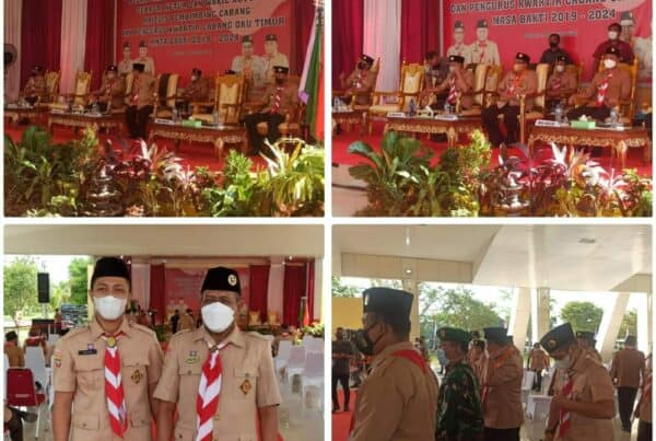 Pelantikan Ketua, Wakil Ketua dan Anggota MABICAB PAW Gerakan Pramuka Kwartir Cabang OKU Timur Masa Bakti 2019-2024