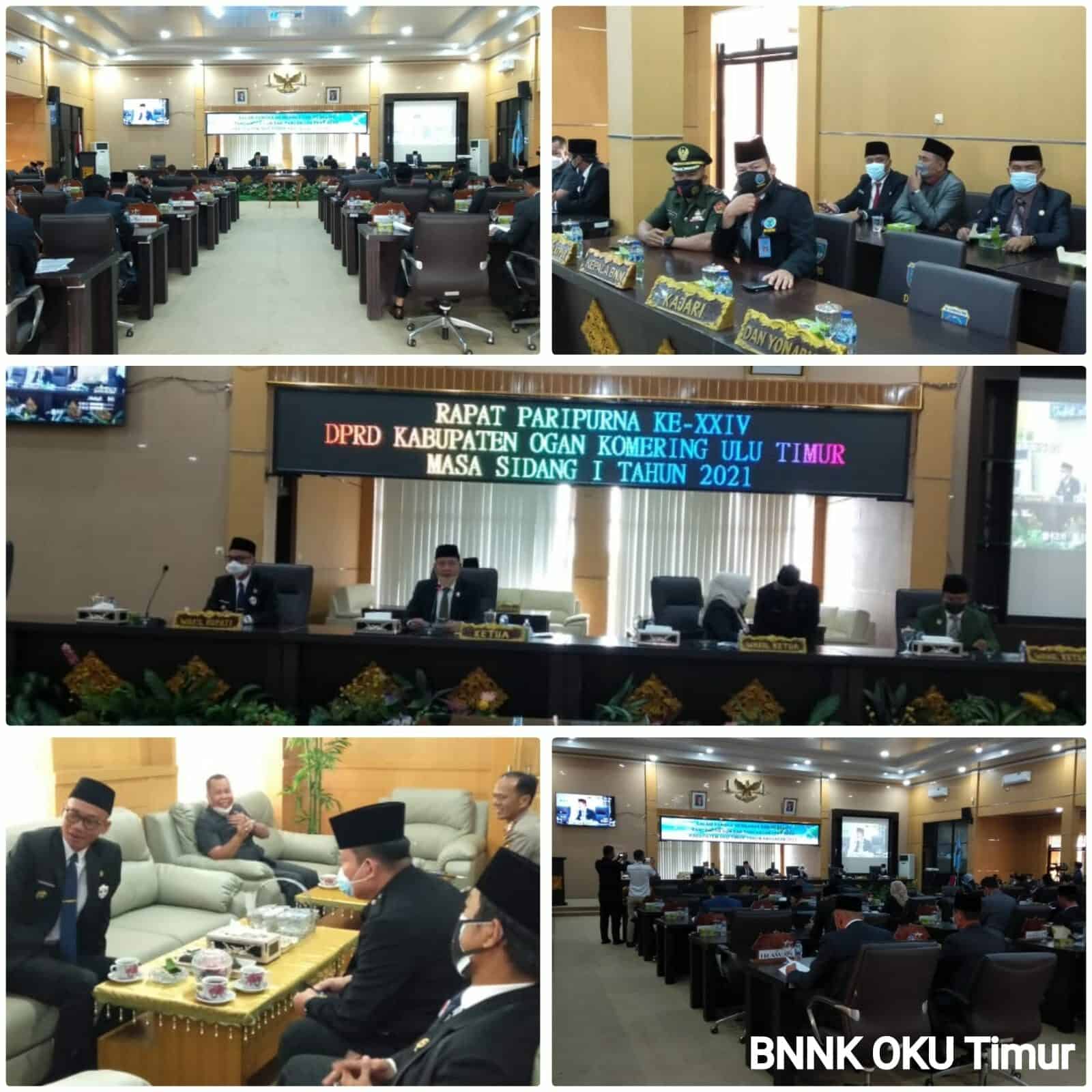 Menghadiri Rapat Penutupan Paripurna ke-XXIV DPRD Kabupaten OKU Timur Masa Sidang I Tahun 2021 Menghadiri Rapat Penutupan Paripurna ke-XXIV DPRD Kabupaten OKU Timur Masa Sidang I Tahun 2021