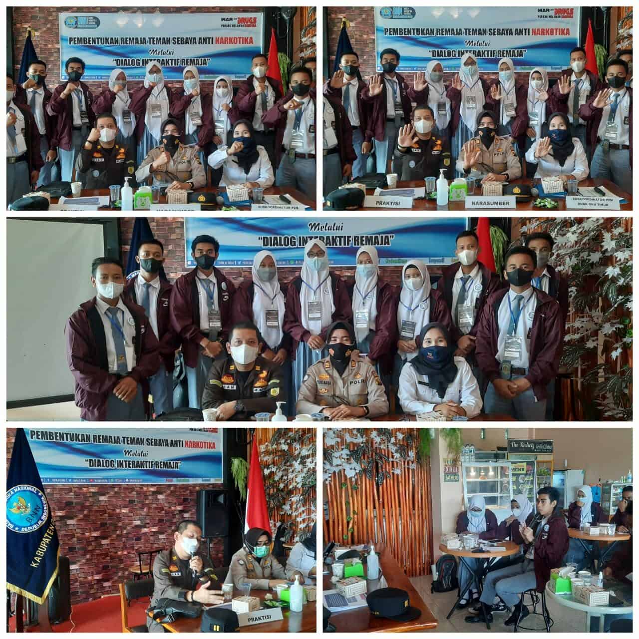 Pembentukan Teman Sebaya Anti Narkotika Kegiatan Pembentukan Remaja Teman Sebaya Anti Narkotika (Dialog Interaktif Remaja). Pertemuan Ke Dua