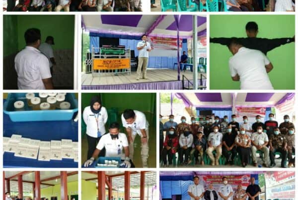 Sosialisasi Bahaya Penyalahgunaan Narkoba dan Tes Urine Perangkat Desa
