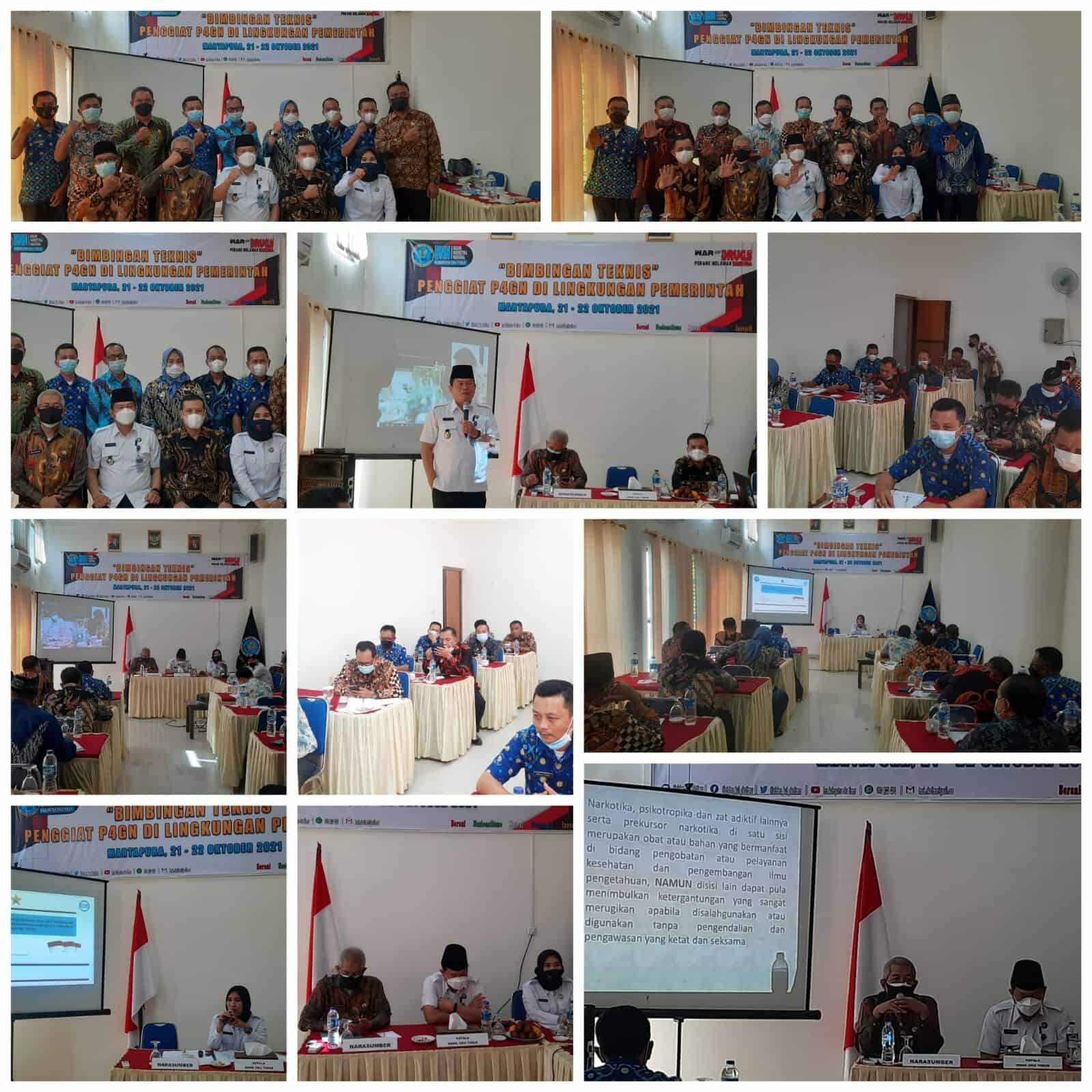 Bimtek Penggiat Anti Narkoba di Lingkungan Pemerintah Bimtek Penggiat Anti Narkoba di Lingkungan Pemerintah