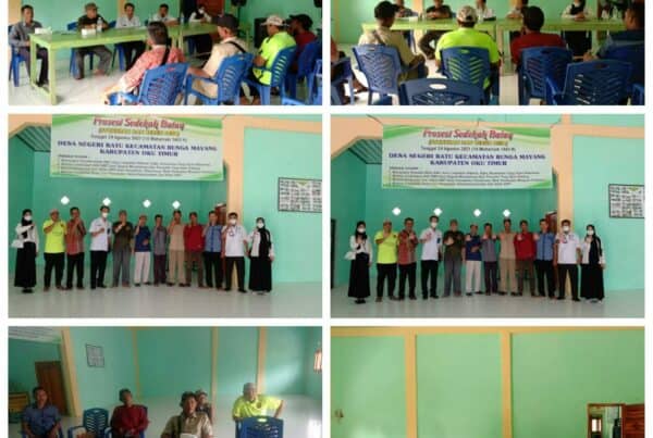 BIDANG REHABILITASI MELAKSANAKAN RAPAT PEMBENTUKAN IBM DI DESA NEGERI RATU
