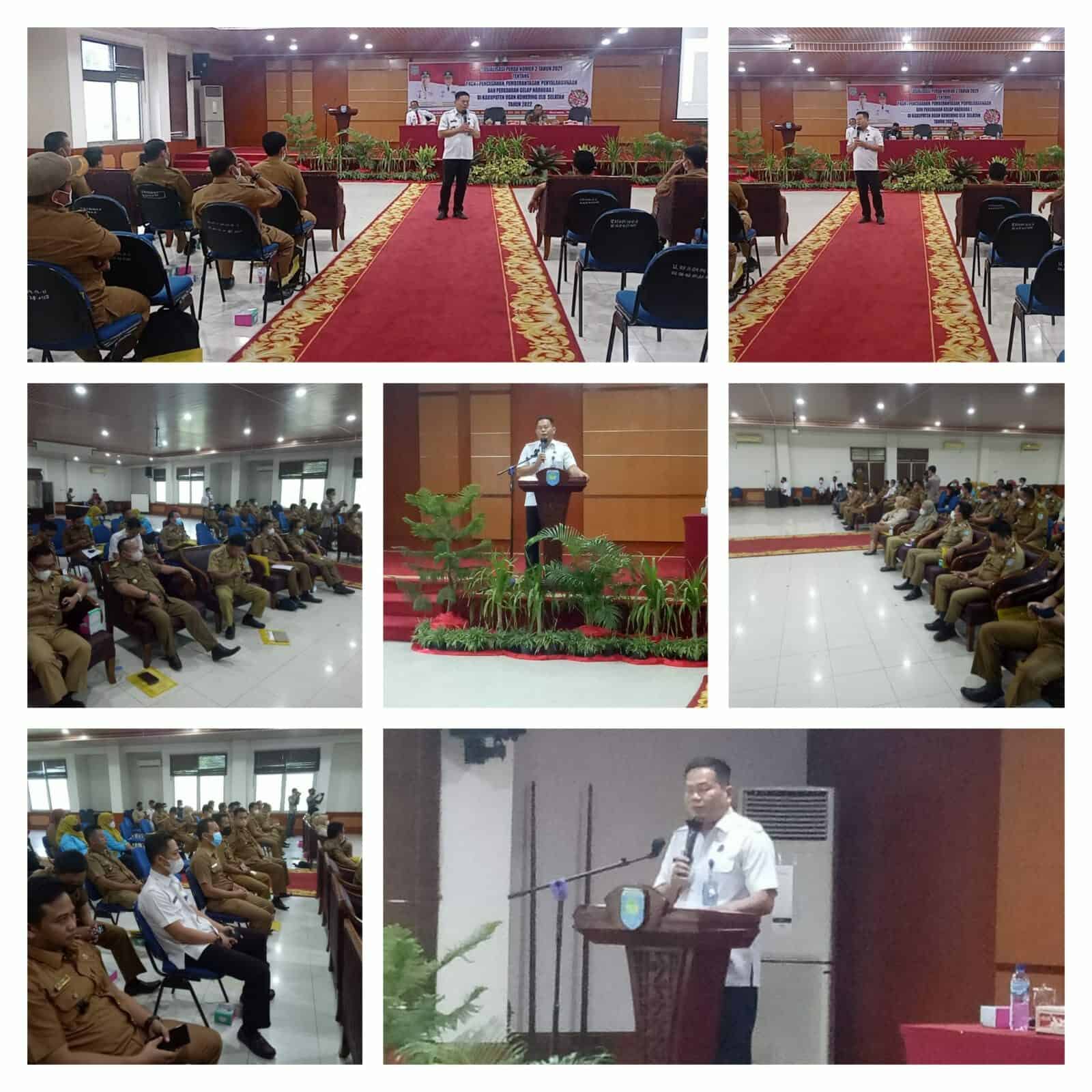 Sosialisasi Perda No 2 tahun 2021 Tentang P4GN Kabupaten OKU Selatan pada Pejabat Eselon II , Camat dan Forum Kades Kabupaten OKU Selatan Sosialisasi Perda No 2 tahun 2021 Tentang P4GN Kabupaten OKU Selatan pada Pejabat Eselon II , Camat dan Forum Kades Kabupaten OKU Selatan