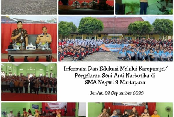 Bidang Pencegahan Pemberdayaan Masyarakat BNNK OKU Timur mengadakan Kegiatan Informasi Dan Edukasi Melalui Kampanye/Pergelaran Seni Anti Narkotika