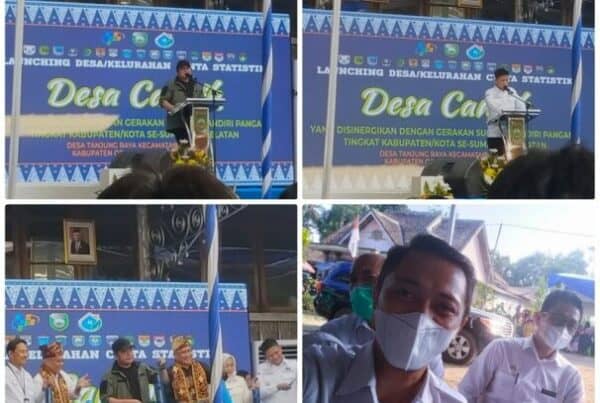 Launching Desa / Kelurahan Cinta Statistik Tingkat Kabupaten / Kota se-Sumatera Selatan