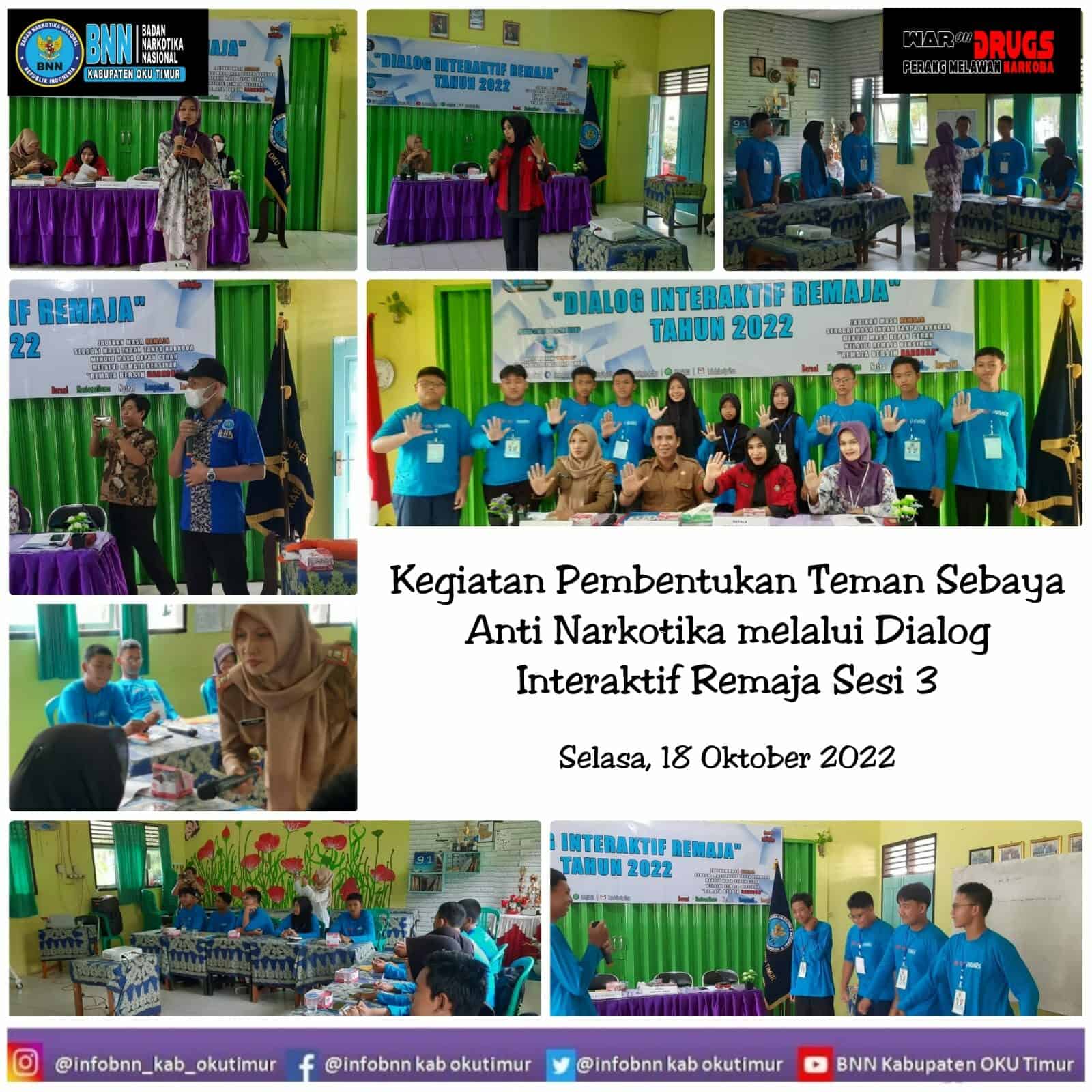 Pembentukan Teman Sebaya Anti Narkotika melalui Dialog Interaktif Remaja Sesi 3 Pembentukan Teman Sebaya Anti Narkotika melalui Dialog Interaktif Remaja Sesi 3