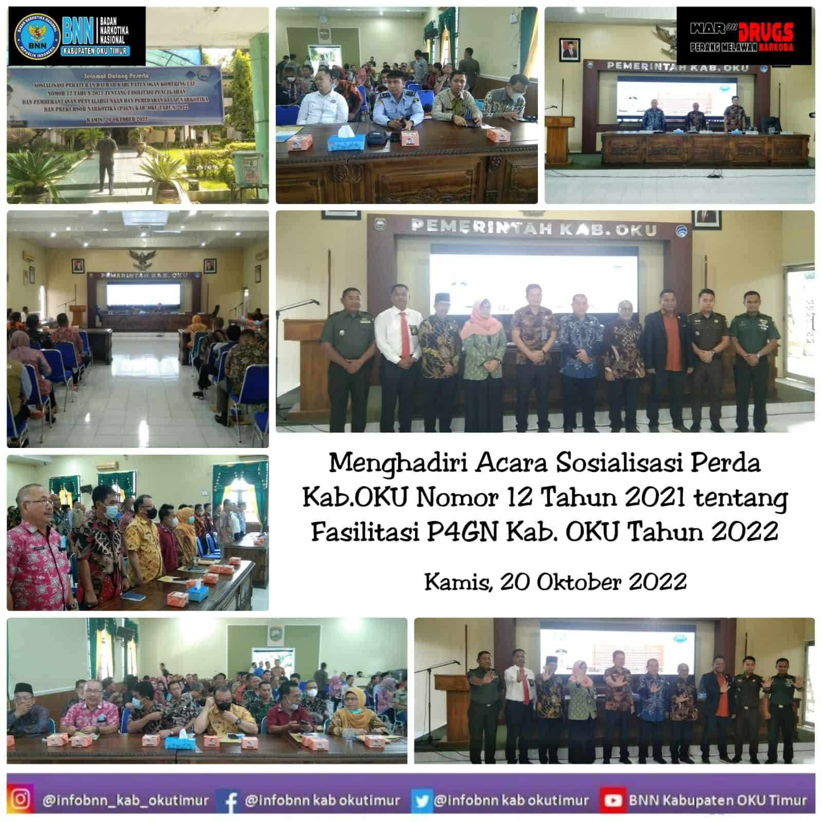 Sosialisasi PERDA Kabupaten OKU Nomor 12 Tahun 2021 Tentang Fasilitas P4GN Kabupaten OKU Tahun 2022 Sosialisasi PERDA Kabupaten OKU Nomor 12 Tahun 2021 Tentang Fasilitas P4GN Kabupaten OKU Tahun 2022