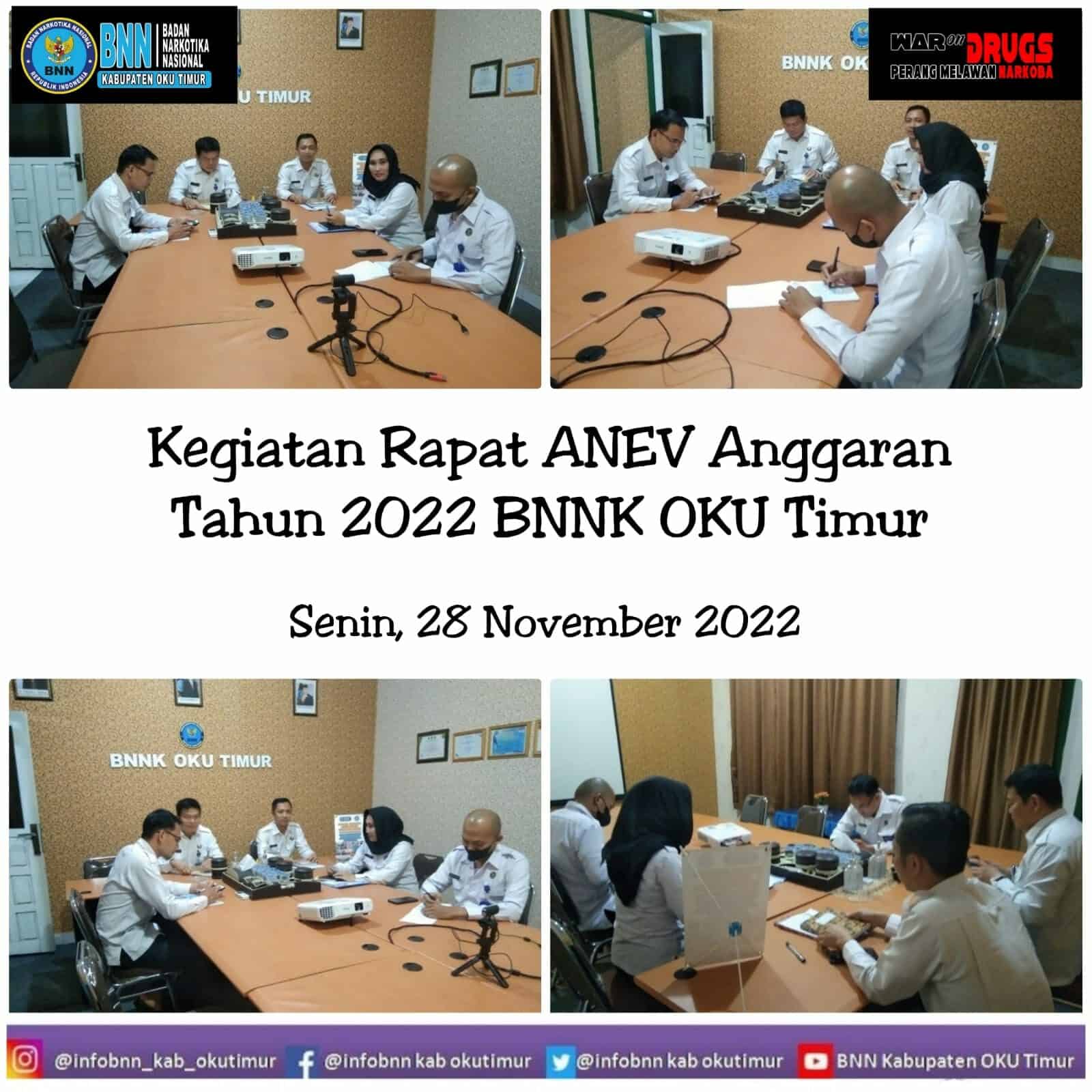 Rapat ANEV Anggaran BNNK OKU Timur Rapat ANEV Anggaran BNNK OKU Timur