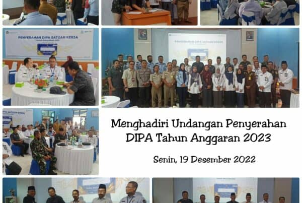 Penyerahan DIPA Satuan Kerja Tahun Anggaran 2023