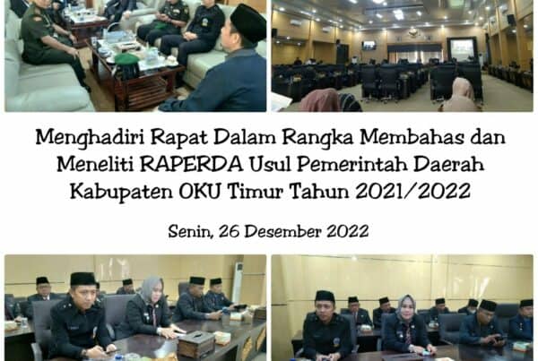 Rapat Paripurna DPRD Kabupaten OKU Timur