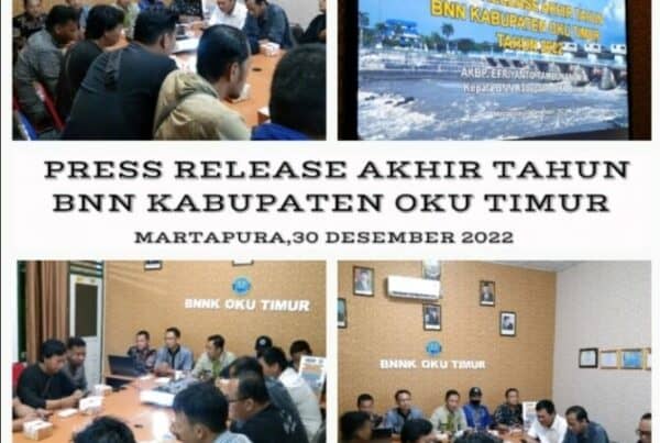 Press Release Kegiatan BNNK OKU Timur Tahun 2022