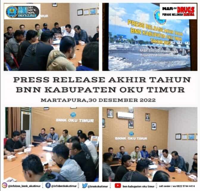 Press Release Kegiatan BNNK OKU Timur Tahun 2022 Press Release Kegiatan BNNK OKU Timur Tahun 2022