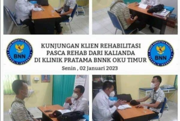 Kunjungan Klien Pasca Rehabilitasi Ke Klinik BNNK OKU Timur