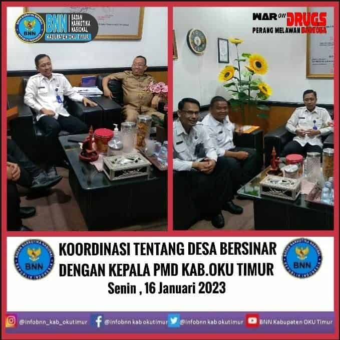 Koordinasi dengan Dinas Pemberdayaan Masyarakat dan Desa OKU Timur