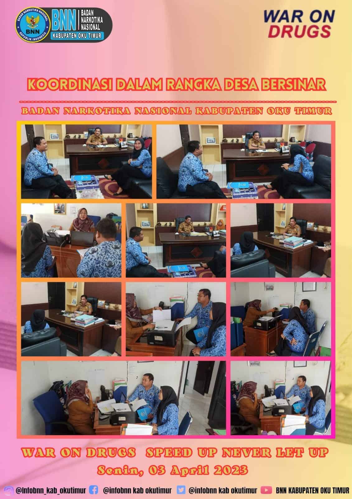 Koordinasi Dalam Rangka Program Kegiatan P4GN di Desa Bersinar Koordinasi Dalam Rangka Program Kegiatan P4GN di Desa Bersinar