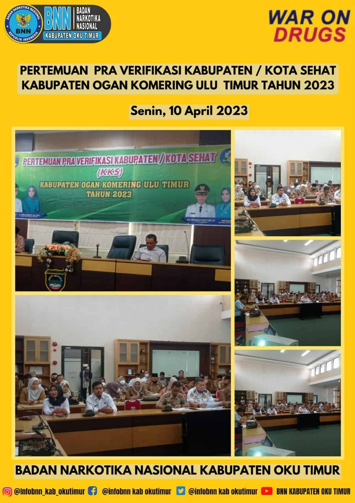 Pertemuan Pra Verifikasi Kabupaten / Kota Sehat (KKS) Pertemuan Pra Verifikasi Kabupaten / Kota Sehat (KKS)