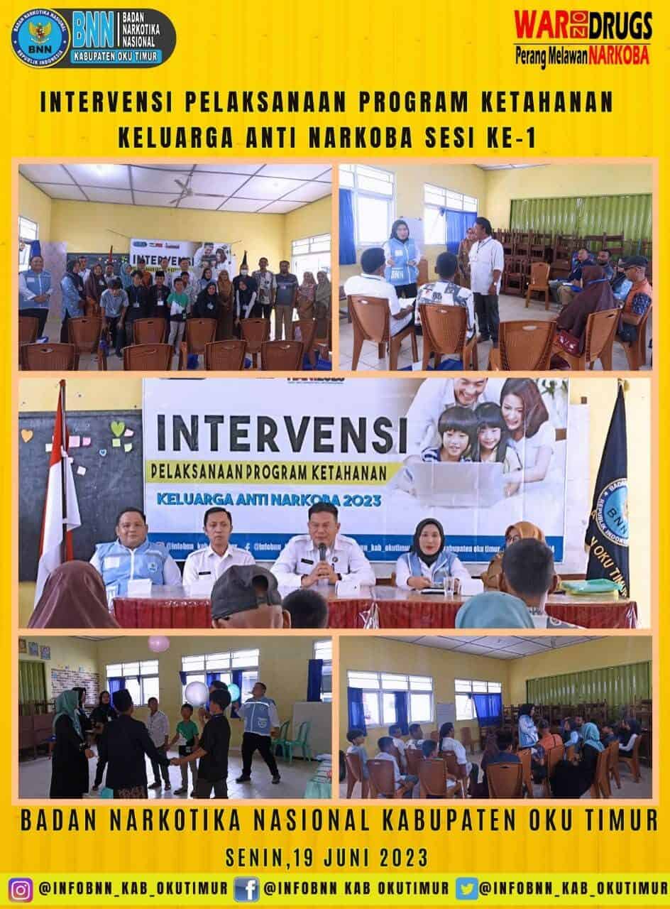 Intervensi Pelaksanaan Program Ketahanan Keluarga Anti Narkoba Sesi Ke-1