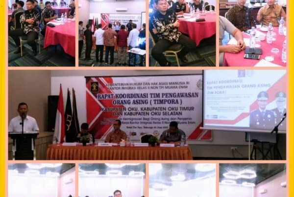 Rapat Tim Pengawasan Orang Asing (Pora) OKU Raya Kantor Imigrasi Kelas II Non TPI Muara Enim Rapat Tim Pengawasan Orang Asing (Pora) OKU Raya Kantor Imigrasi Kelas II Non TPI Muara Enim