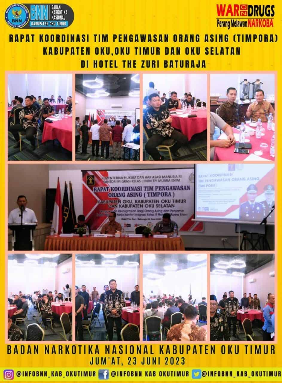 Rapat Tim Pengawasan Orang Asing (Pora) OKU Raya Kantor Imigrasi Kelas II Non TPI Muara Enim Rapat Tim Pengawasan Orang Asing (Pora) OKU Raya Kantor Imigrasi Kelas II Non TPI Muara Enim