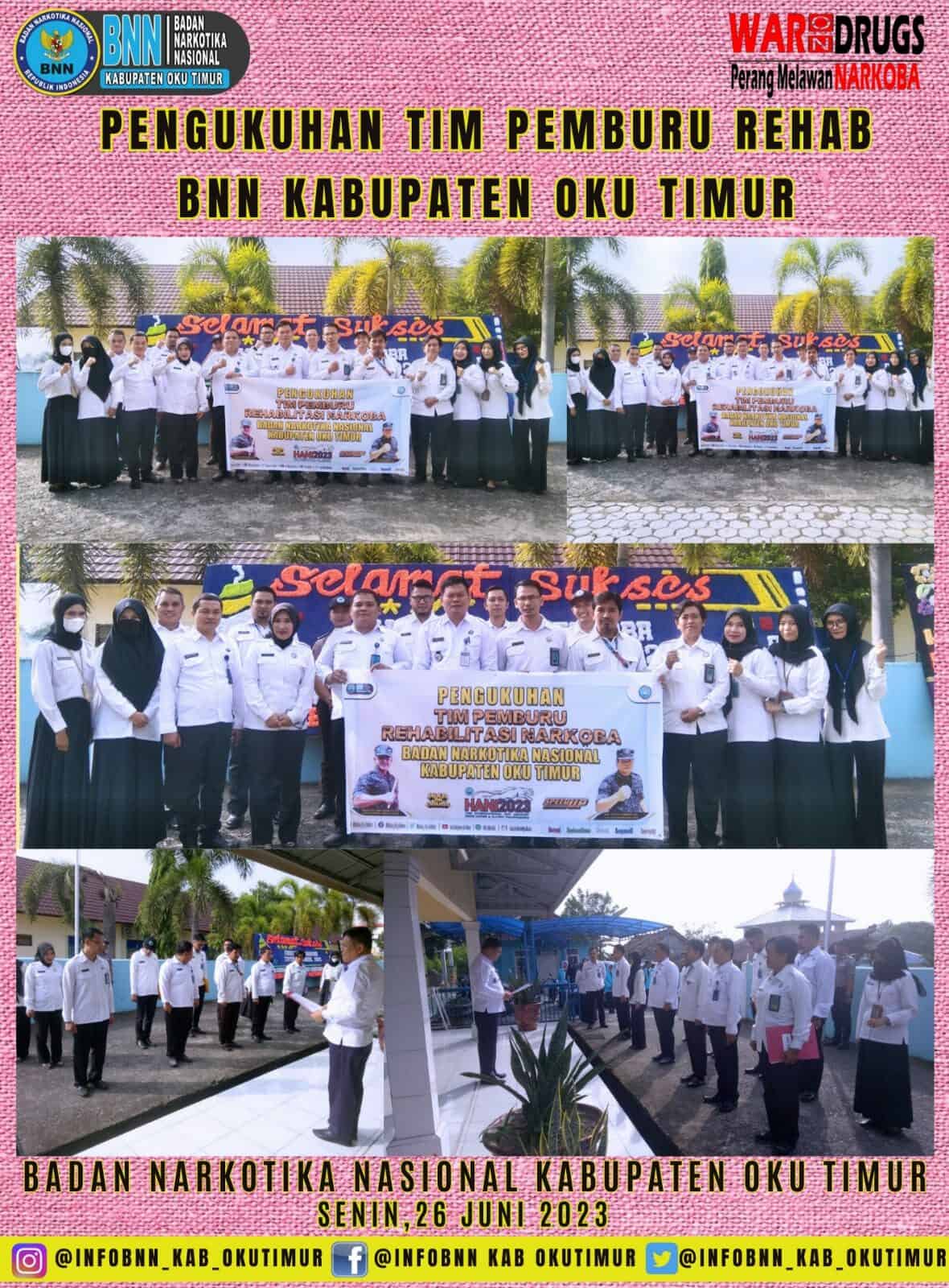 Apel Pagi dan Pengukuhan Tim Pemburu Rehab Apel Pagi dan Pengukuhan Tim Pemburu Rehab