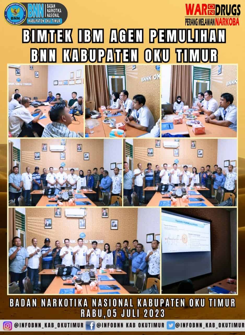 Bimtek Agen Pemulihan Unit IBM BNNK OKU Timur