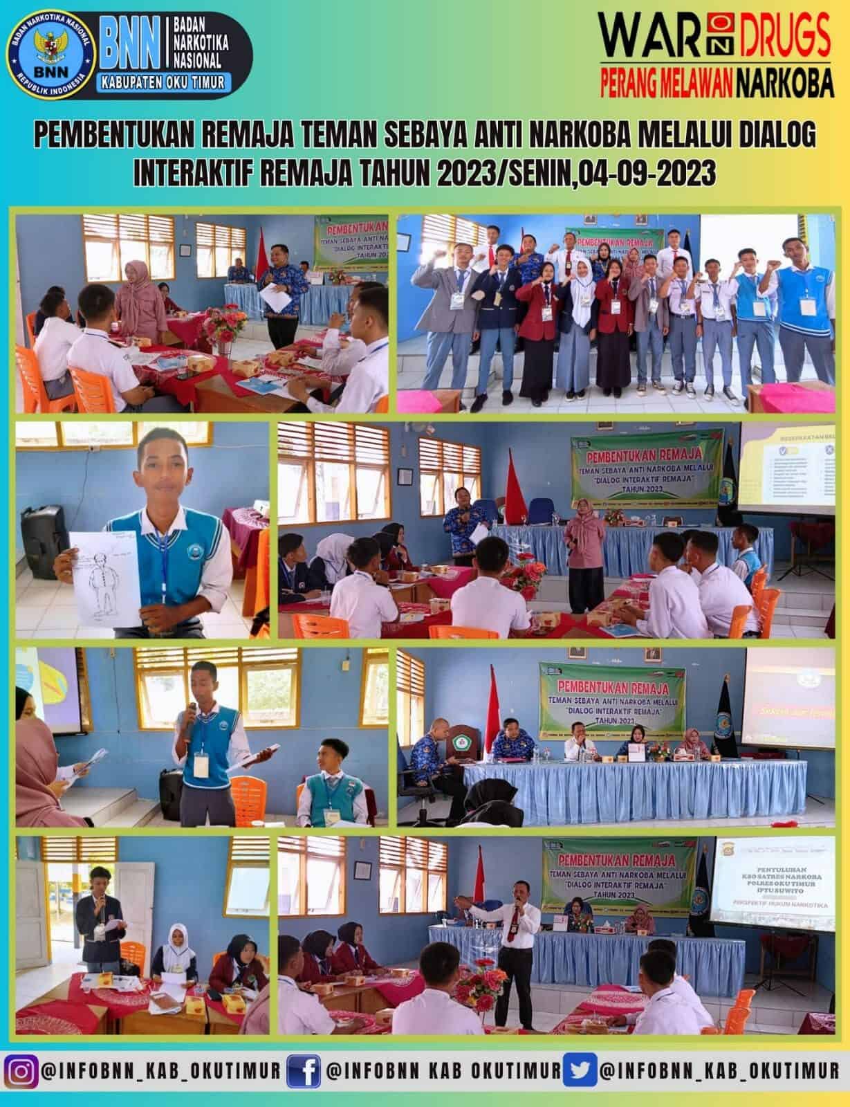 Pembentukan Remaja Teman Sebaya Anti Narkotika Melalui Dialog Interaktif Remaja Sesi I Pembentukan Remaja Teman Sebaya Anti Narkotika Melalui Dialog Interaktif Remaja Sesi I