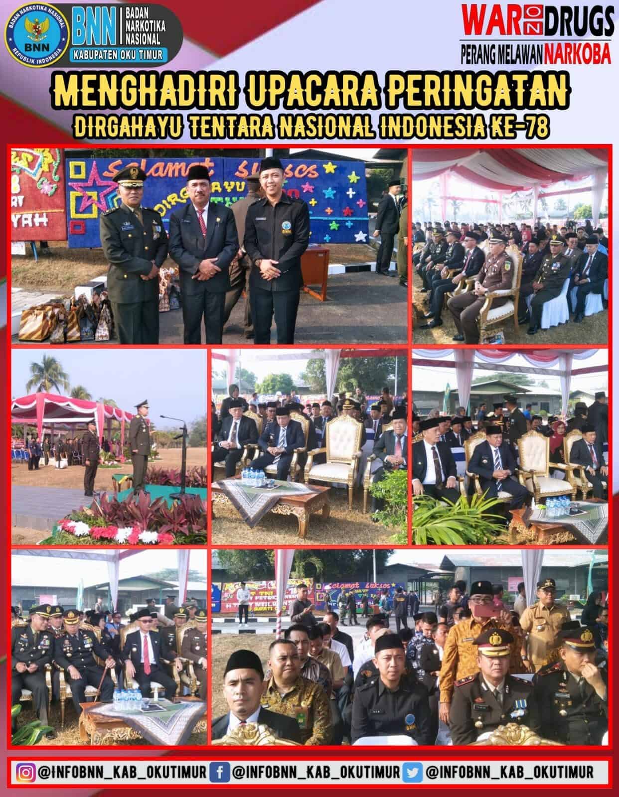 Upacara Memperingati Dirgahayu TNI Ke - 78 Upacara Memperingati Dirgahayu TNI Ke – 78