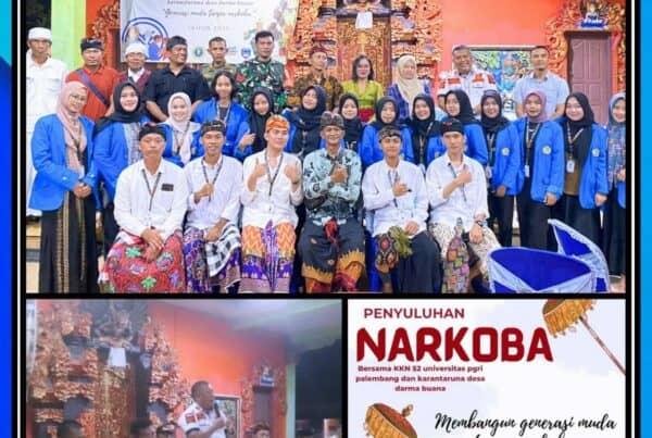 Klien Pasca Rehabilitasi Klinik BNNK OKU Timur Melaksanakan Sosialisasi Narkoba