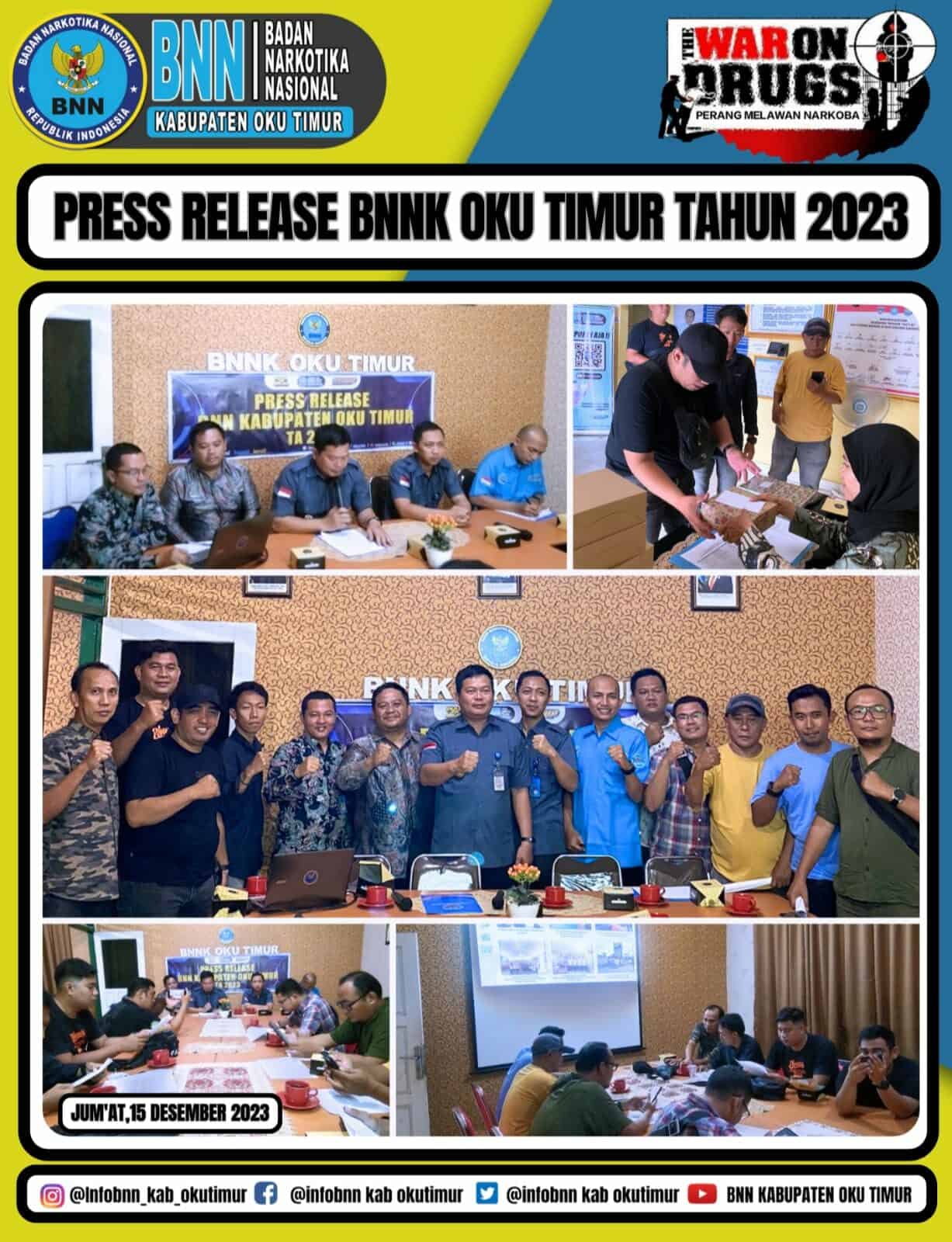 Press Release BNNK OKU Timur Tahun 2023 Press Release BNNK OKU Timur Tahun 2023