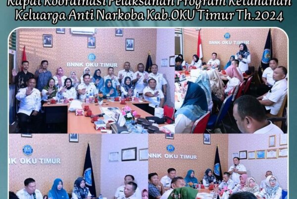 Rapat Koordinasi Pelaksanaan Program Ketahanan Keluarga Anti Narkoba