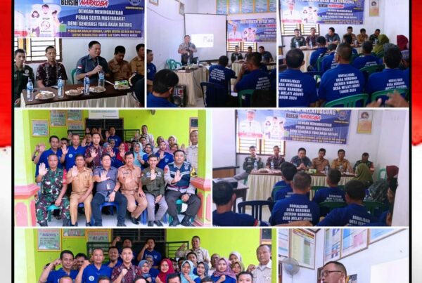 Sosialisasi Bahaya Narkoba di Desa Melati Agung Sosialisasi Bahaya Narkoba di Desa Melati Agung