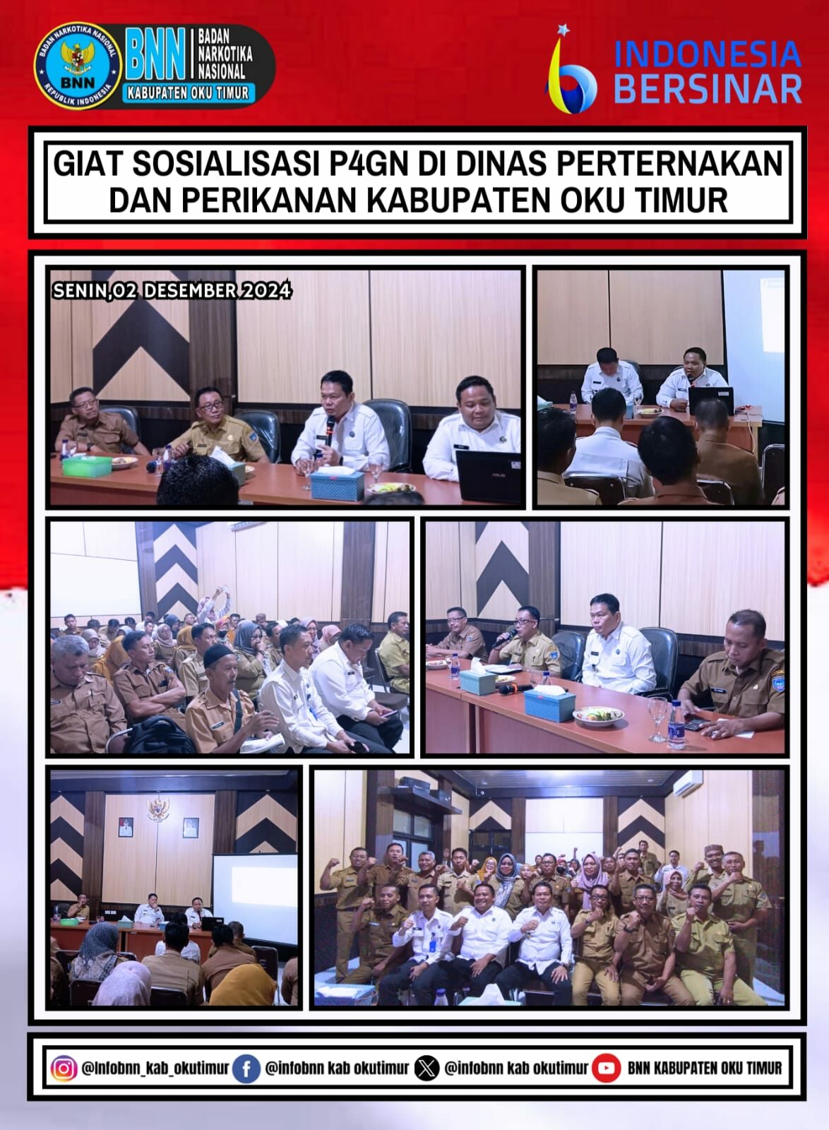 Sosialisasi Bahaya Narkoba di Dinas Perikanan dan Peternakan Kabupaten OKU Timur Sosialisasi Bahaya Narkoba di Dinas Perikanan dan Peternakan Kabupaten OKU Timur